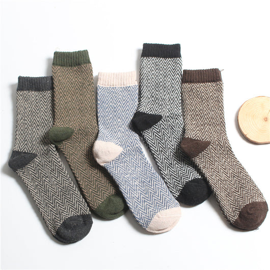 Calcetines de Lana de Conejo para Hombre - Elegancia Profesional - Image 9