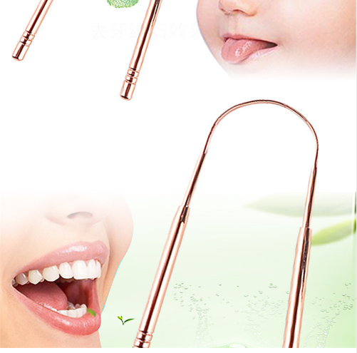 Limpiador de Lengua de Acero Inoxidable 304 - Elimina Mal Aliento y Bacterias