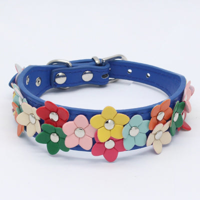 Collar Decorativo Floral Doble Fila para Mascotas - Image 3