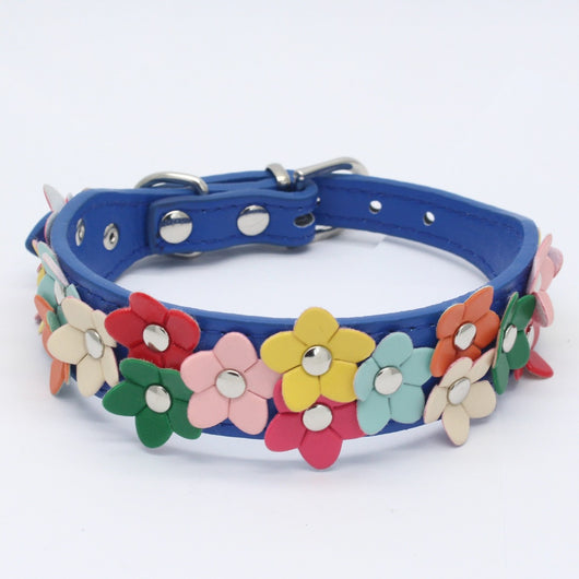 Collar Decorativo Floral Doble Fila para Mascotas - Image 3