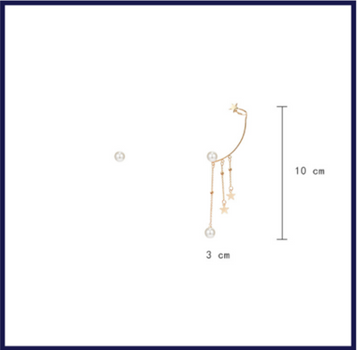Aretes de Estrella con Borla Colgante - Image 4