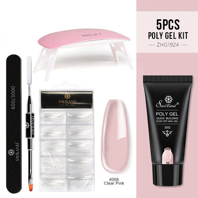 Kit de Gel Acrílico Rápido con Cristal para Uñas - Image 21