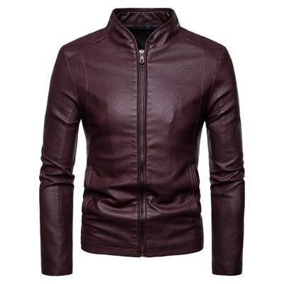 Chaqueta de Cuero PU Talla Grande Estilo Inglés - Image 6