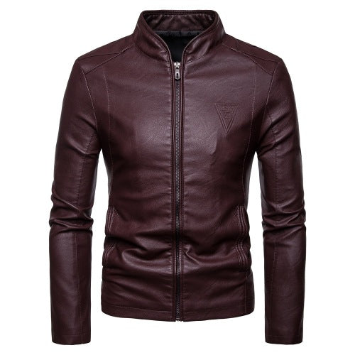 Chaqueta de Cuero PU Talla Grande Estilo Inglés - Image 6