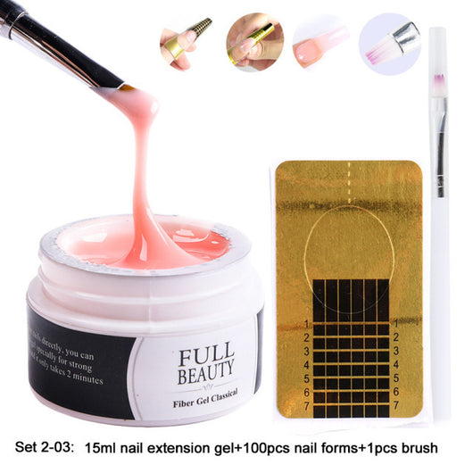 Kit de Extensiones de Uñas con Fotocurado Rápido - Image 21