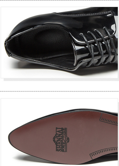 Zapatos de Cuero para Hombre con Acabado Charol Brillante - Image 7