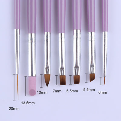 Cepillo de Uñas con Mango Tallado - Image 19