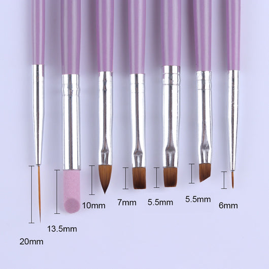 Cepillo de Uñas con Mango Tallado - Image 19