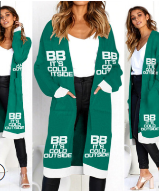 Cardigan de Leopardo para Otoño e Invierno - Suéter Tejido Elegante para Mujer - Image 9