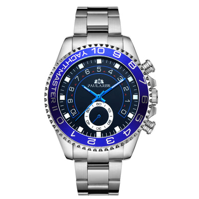 Reloj Automático de Acero Dorado con Esfera Luminosa para Hombre - Image 15