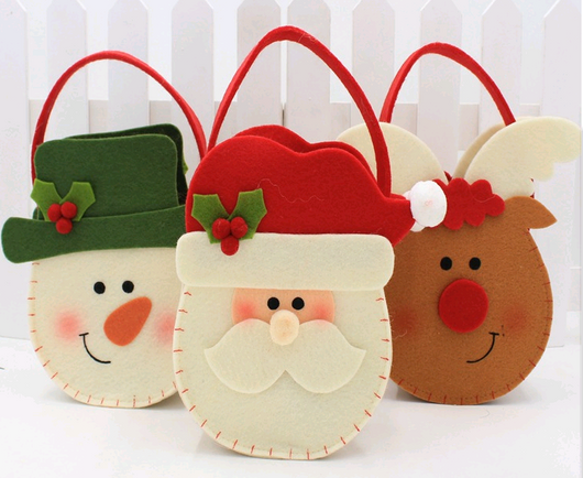 Bolsa de Regalo Navideña 3D con Diseño Creativo para Niños - Image 3