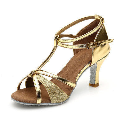 Zapatos de Baile Latino para Mujer - Tacón Medio Suela Blanda Profesional - Image 15
