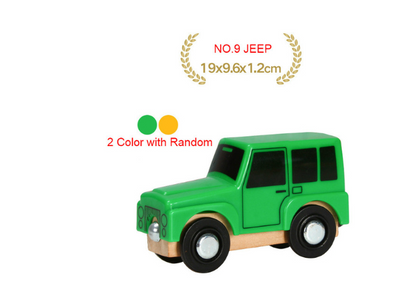 Set de Vehículos de Madera: Camión de Bomberos, Ambulancia y Grúa - Image 12