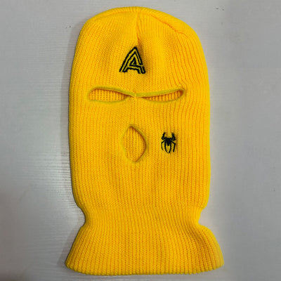 Gorro Tejido Cálido con Bordado de Araña y Tres Agujeros - Image 10