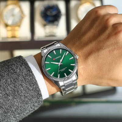 Reloj Empresarial Impermeable para Hombre con Correa de Pasador - Image 25