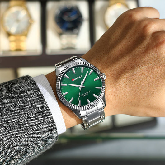 Reloj Empresarial Impermeable para Hombre con Correa de Pasador - Image 25