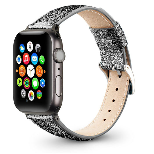 Correa de Cuero Brillante Compatible con Apple Watch - Image 3