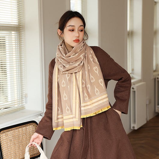 Chal Coreano Térmico para Aire Acondicionado - Bufanda Gruesa y Acogedora - Image 10