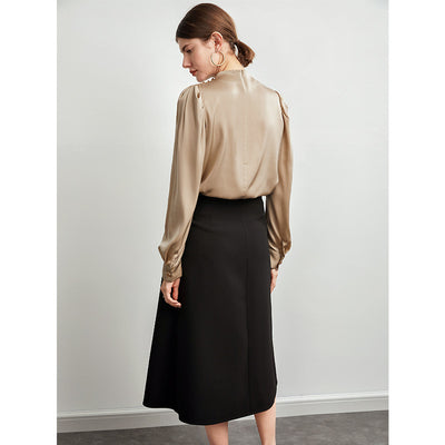 Blusa de Seda Estilo Hong Kong para Mujer - Manga Larga Francesa Ligera - Image 7