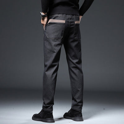 Pantalones Slim Straight con Bordado para Hombre - Image 3