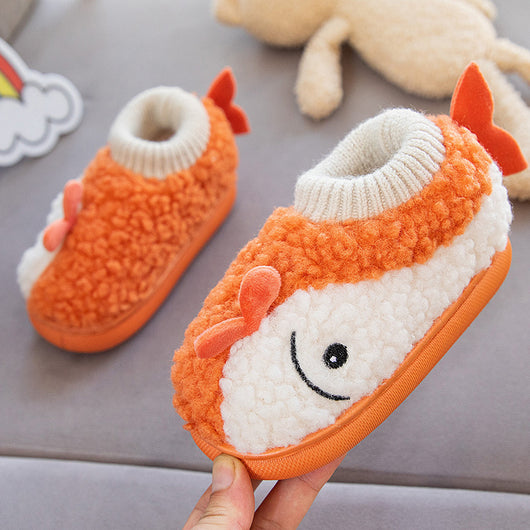 Pantuflas Cálidas Antideslizantes para Bebés y Niños con Diseño Dinosaurio - Image 8