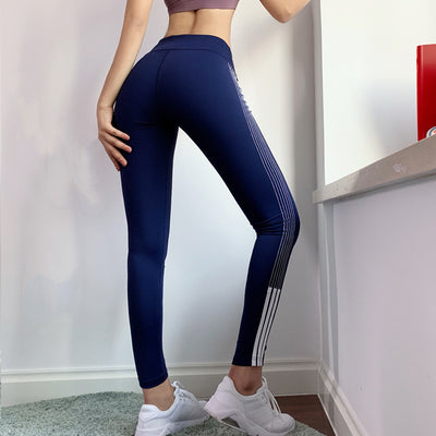 Pantalones Yoga Cintura Alta con Rayas Laterales - Image 13