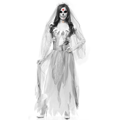 Disfraz de Novia Zombie Elegante para Halloween - Image 13