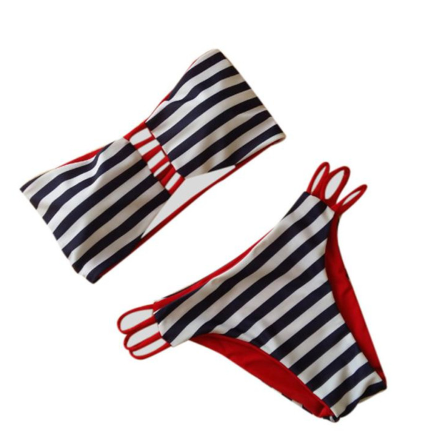 Traje de Baño Bikini Estilo Europeo y Americano con Diseño Dividido - Image 2