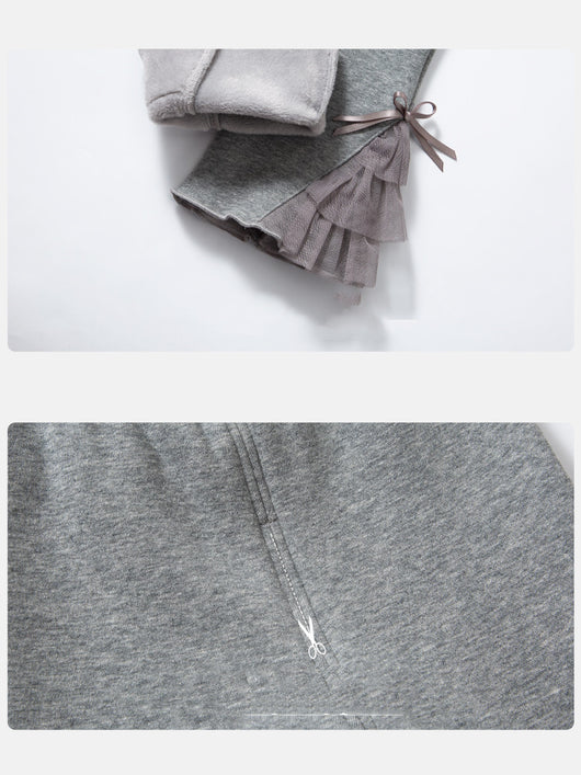 Pantalones Acampanados de Terciopelo Cálido para Niña Invierno - Image 3