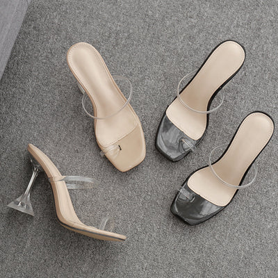 Sandalias y Pantuflas Transparentes para Mujer - Image 6