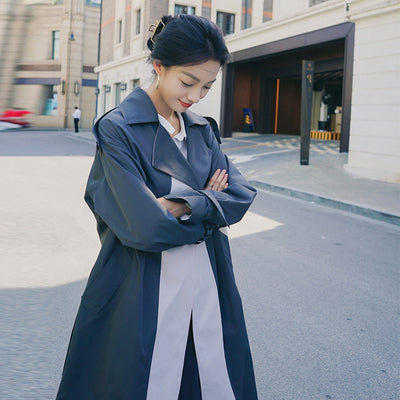 Blazer Oversize Coreano de Temperamento - Largo Hasta la Rodilla - Image 8