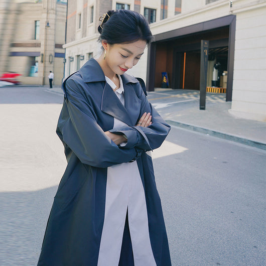 Blazer Oversize Coreano de Temperamento - Largo Hasta la Rodilla - Image 8