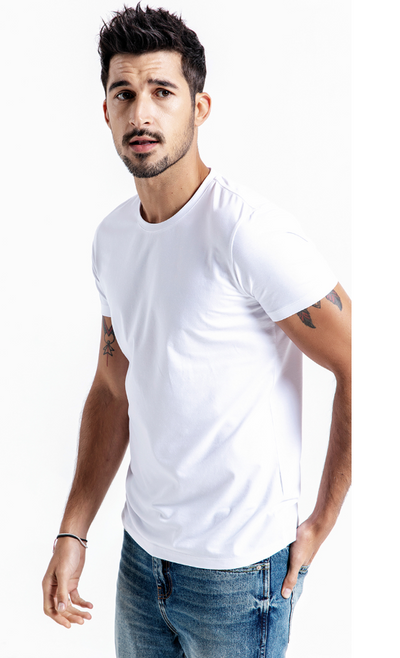 Playera Elástica Clásica de Manga Corta - Image 6