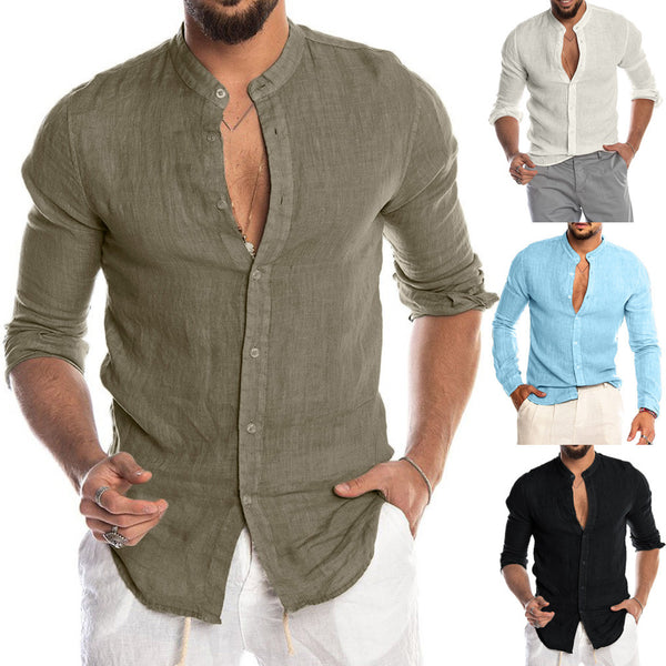 Cardigan de Manga Larga para Hombre