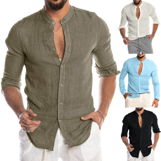 Cardigan de Manga Larga para Hombre