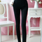 Pantalón Pitillo Negro Cintura Alta Súper Delgado Estilo Coreano