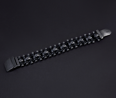 Pulsera de Calavera en Acero Inoxidable para Hombre - Estilo Retro Dominante - Image 2