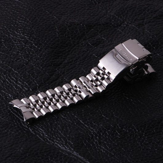 Correa de Reloj SKX007 Acero Inoxidable Curva Sólida - Image 9
