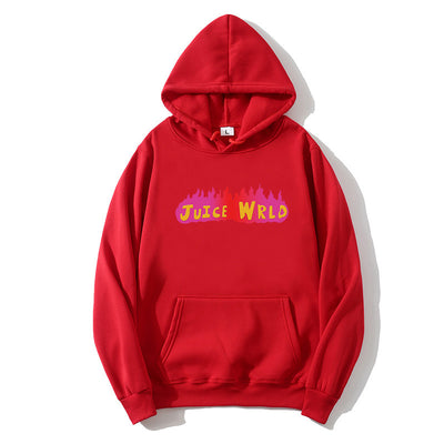 Sudadera con capucha estampado llamas oversize - Image 23