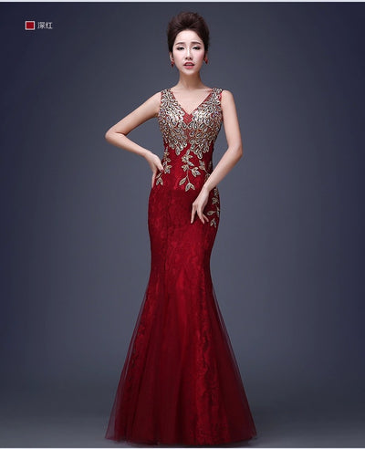 Vestido de Noche Cola de Pez Elegante - Image 6
