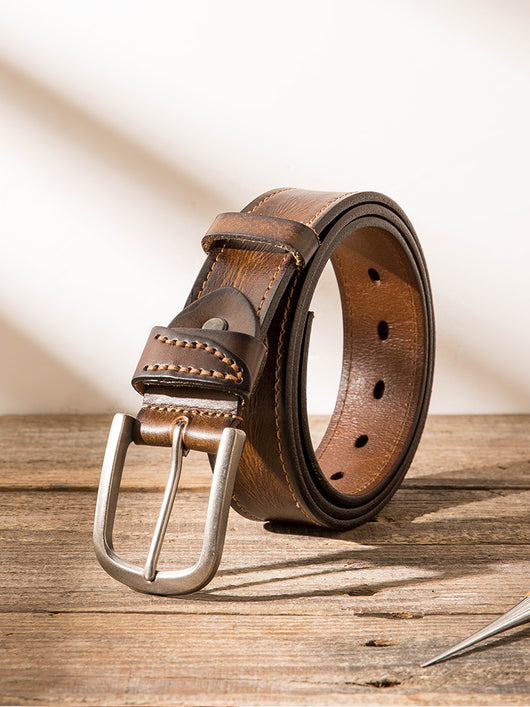 Cinturón de Cuero Genuino para Hombre - Línea Carreta - Image 6