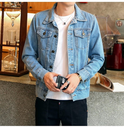 Chaqueta de Mezclilla para Motociclista - Estilo de Pareja - Image 30