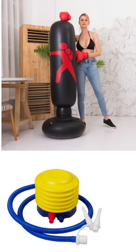 Saco de Boxeo Inflable Tipo Tumbler Autosoportante - Image 6