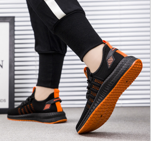 Zapatos Tejidos Voladores para Hombre - Comodidad Otoñal - Image 11