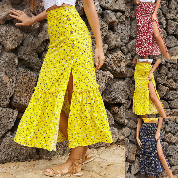 Falda Patinadora Cintura Alta Little Daisy