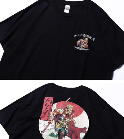 Camiseta Hip Hop Estampada de Manga Corta Unisex - Image 12