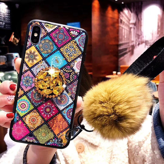 Funda Epóxica Morada con Laminado Dorado y Efecto Sorpresa - Image 9