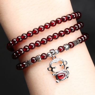 Pulsera de Granate Natural - Image 4