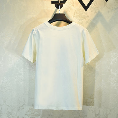 Camiseta de Manga Corta con Bordado Industrial de Diseño Pesado - Image 4