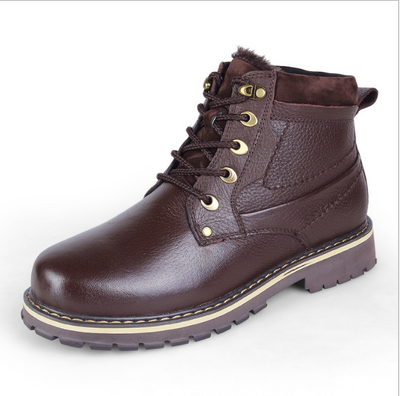 Botas Martin de Cuero para Hombre Talla Grande - Caña Alta con Forro Cálido - Image 6